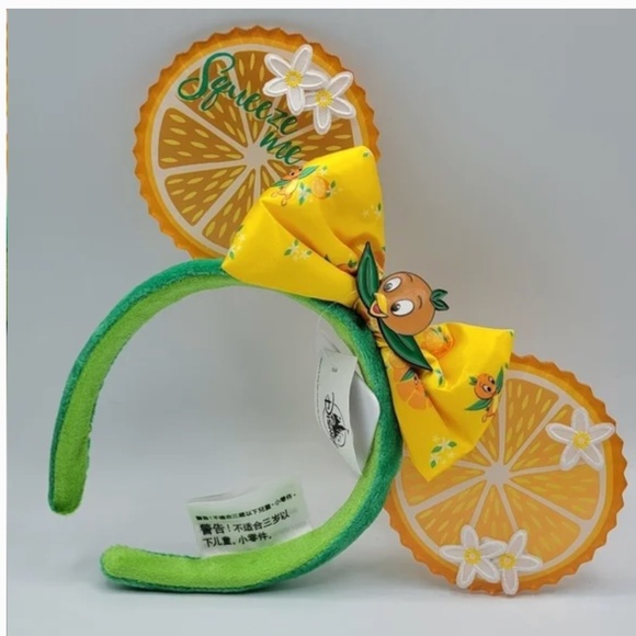 Disney Orange Bird Epcot Flower and Garden Festival Minnie Mouse Ear Headband - Picture 1 of 5